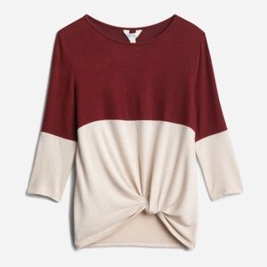 NWT Market & Spruce brushed knit top